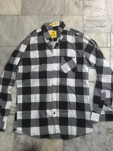 Unisex Checked Long Sleeve Shirt
