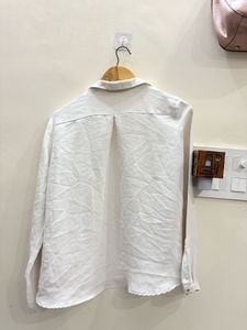 Elegant White Button-Up Blouse