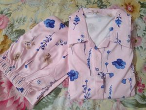 Cute Floral Print Pajama Set. WITH FREE GIFT 🎁