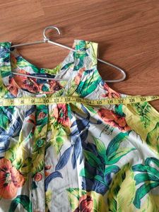 Floral Print Flared Dress