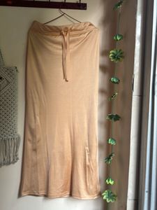 Flowy Beige Maxi Skirt
