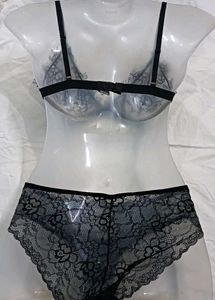 Elegant Black⚛️ Lace Lingerie Set