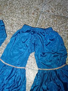heavy silk sarara kurti