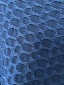 Blue Textured Leggings