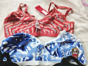 34"Cotton Bras Set of 4