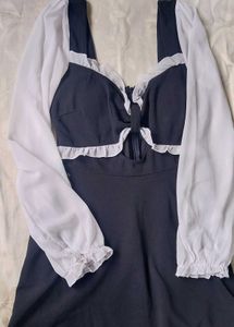 Chic Black &amp; White Swimdress