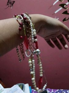 really long chain of beads