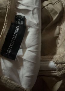beige corset