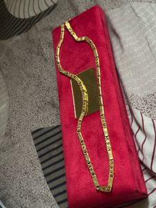 Gold Plated Chain 22 carat for men no colour fade