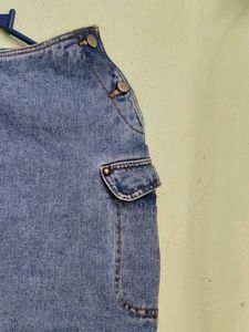Denim Mini Skirt