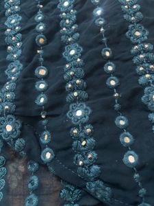 Elegant Teal Lehenga Choli with Jacket