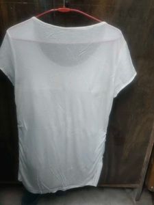Chic White Layered Tunic Top