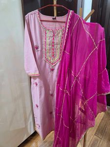 🎉Today only🎉Beautiful Pink Kurta Set