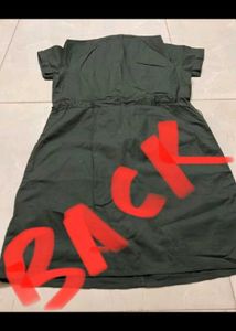 Olive Green Utility Dress