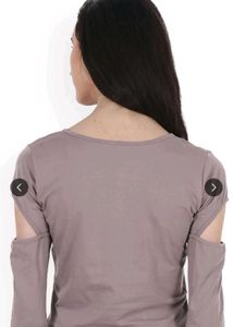SCORPIUS Women Mauve Solid Top! 🦫🐾