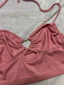 crop top pink32-34