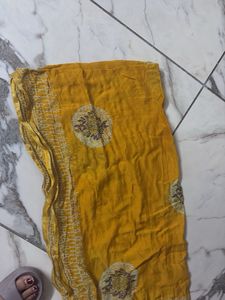 Stylish Black Kurta with Yellow Pants