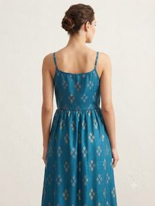printed ethnic gown