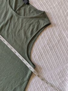 Sleeveless Ribbed Mini Dress