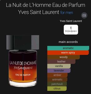 Yves Saint Laurent La Nuit de L'Homme