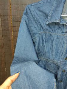 Blue Denim Shirt Dress