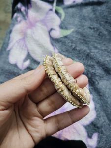 Handcrafted Embroidered Bangles (Set of 2)