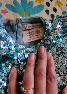 Very Beautiful Branded Baby Dress (Sea Green)