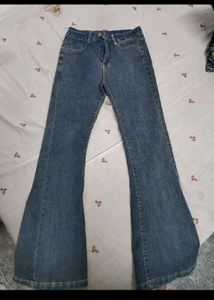 Flared Denim Jeans