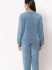 Cozy Mint Green Heart Pajama Set