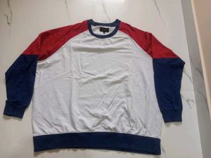 Colorblock Raglan Sleeve 5xl Sweatshirt