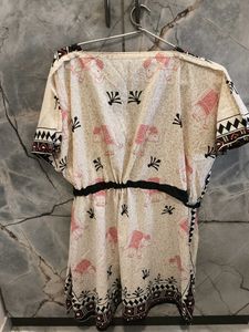 Boho Elephant Print Kurta