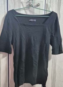 Woman Black Top