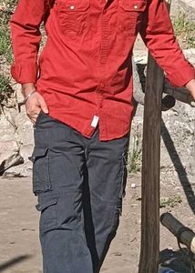 Red Casual Shirt