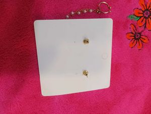 Butterfly Pearl Chain Earring