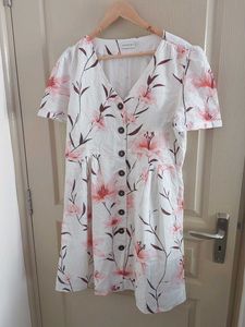 Floral Button-Down Summer Dress