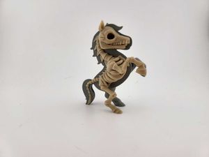 Skeleton Horse Figure 3D Printed Half Bone