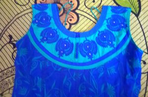 Royal Blue Anarkali Suit