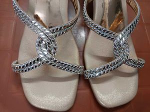 Elegant Party Wear Heeled Sandals for Women