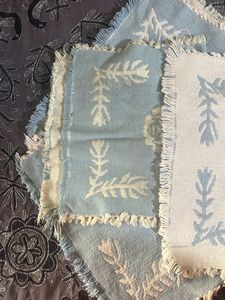 Vintage Floral Fabric table mats