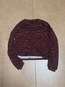 Trendy Tiger Print Cropped Top