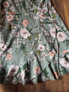 Floral Dress with Ruffles