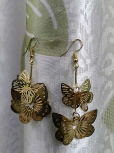 Elegant Butterfly Dangle Earrings