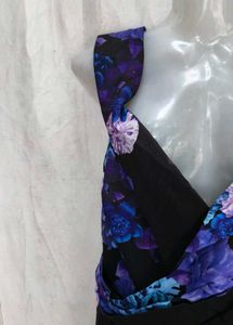 Floral Print Wrap Dress