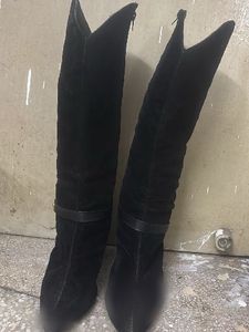 Black Knee-High Boots