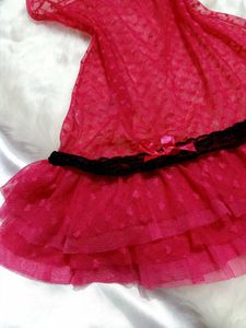 Sheer Pink Babydoll Nighty