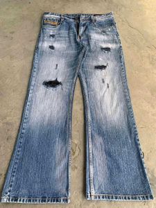 Original Diesel Retro Distressed Flare Jeans