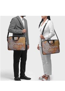 Wanderlust Map Laptop Bag