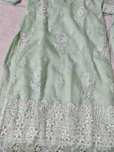 Mint Green Chikankari Suit Set
