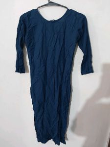 Elegant Navy Blue Kurta