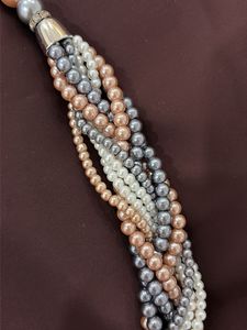 Elegant Multi-Strand Pearl Necklace Set